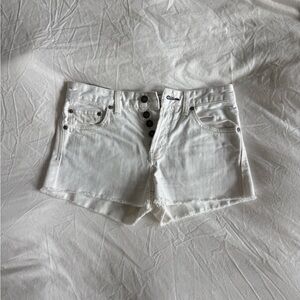 Free People White Jean Shorts for Women